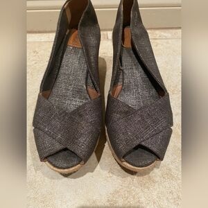Tory Burch Gray Slip-On Shoes 6.5